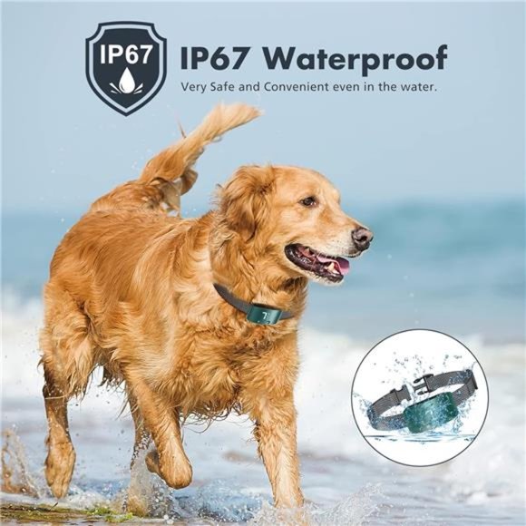 Bark Collar for Dogs,Rechargeable Anti Barking Training Collar with 7 Vibration - Picture 5 of 6